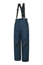 Mountain Warehouse Blue Raptor Kids Snow Trousers - Image 4 of 5