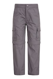 Mountain Warehouse Grey Active Kids Convertible Trousers - Image 1 of 1