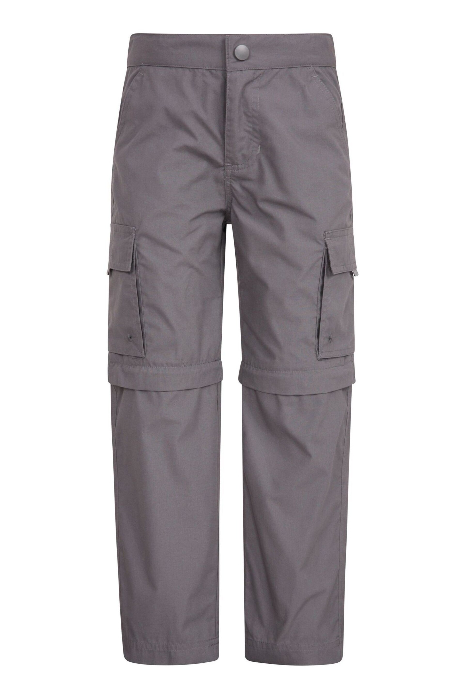 Mountain Warehouse Grey Active Kids Convertible Trousers - Image 1 of 1