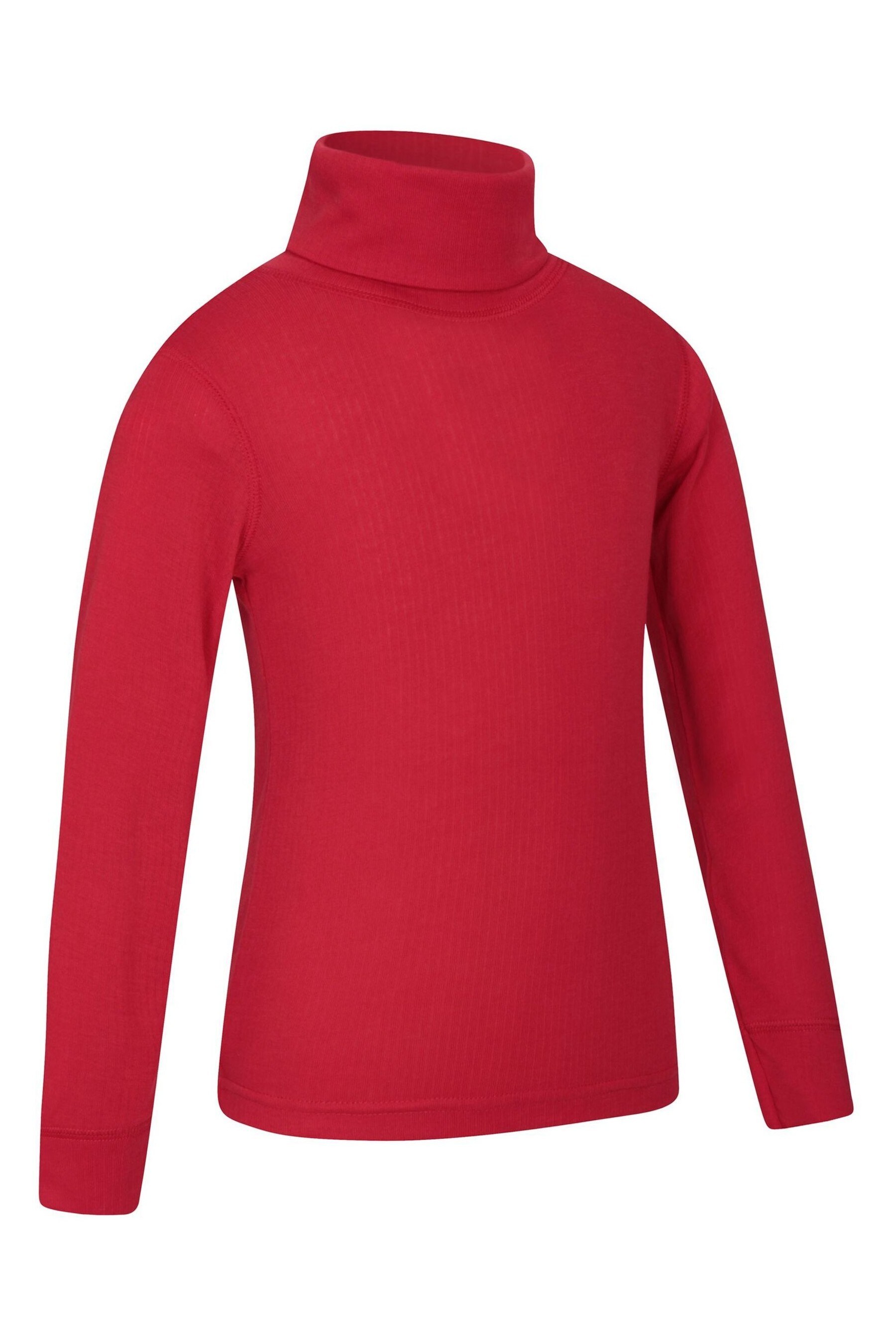 Buy Mountain Warehouse Red Talus Kids Roll Neck Thermal Top from Next Luxembourg