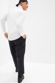 Gap White Stretch Button-Up Slim Fit Shirt - Image 2 of 4