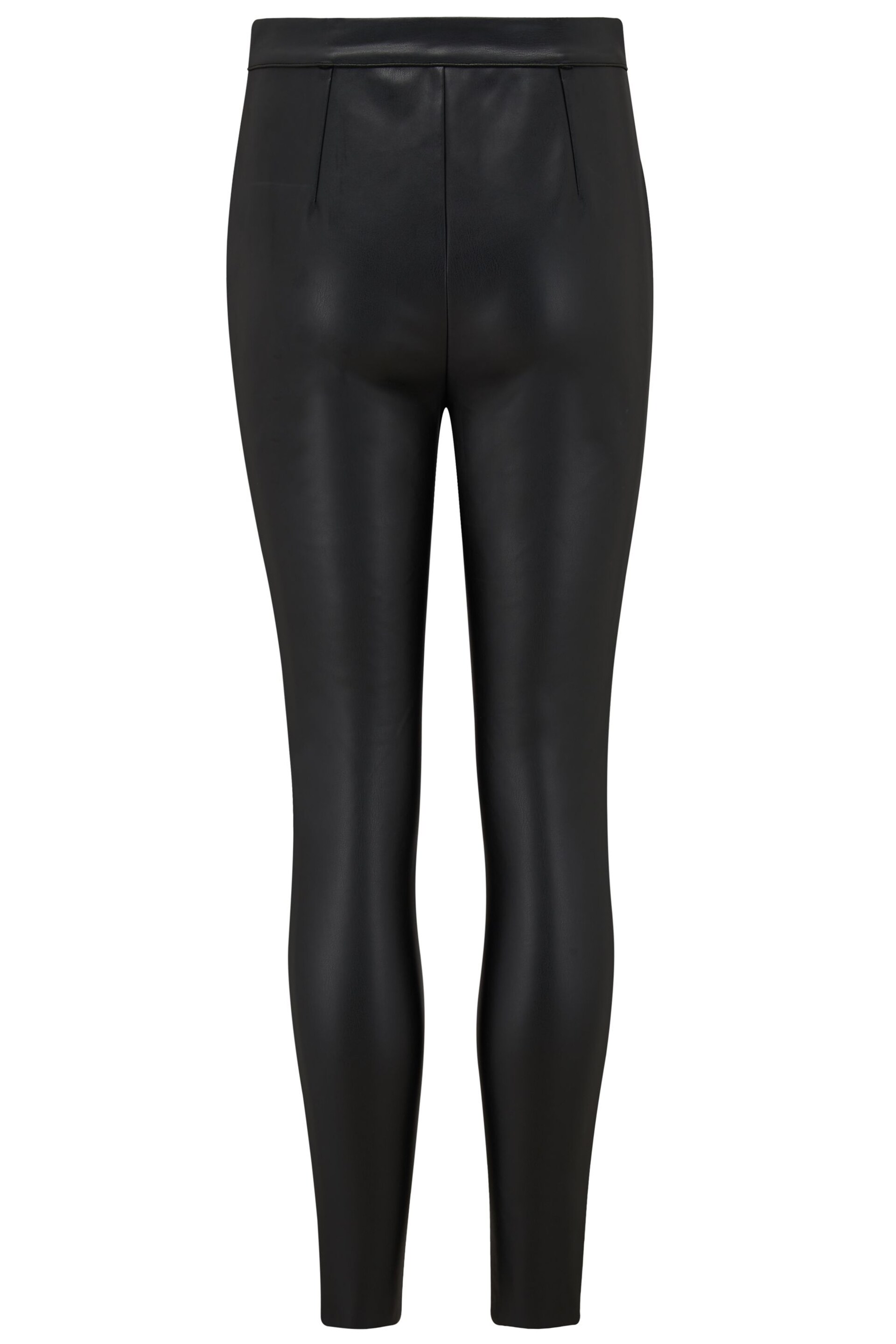 Pour Moi Black Elise Stretch Faux Leather Skinny Trouser - Image 3 of 3