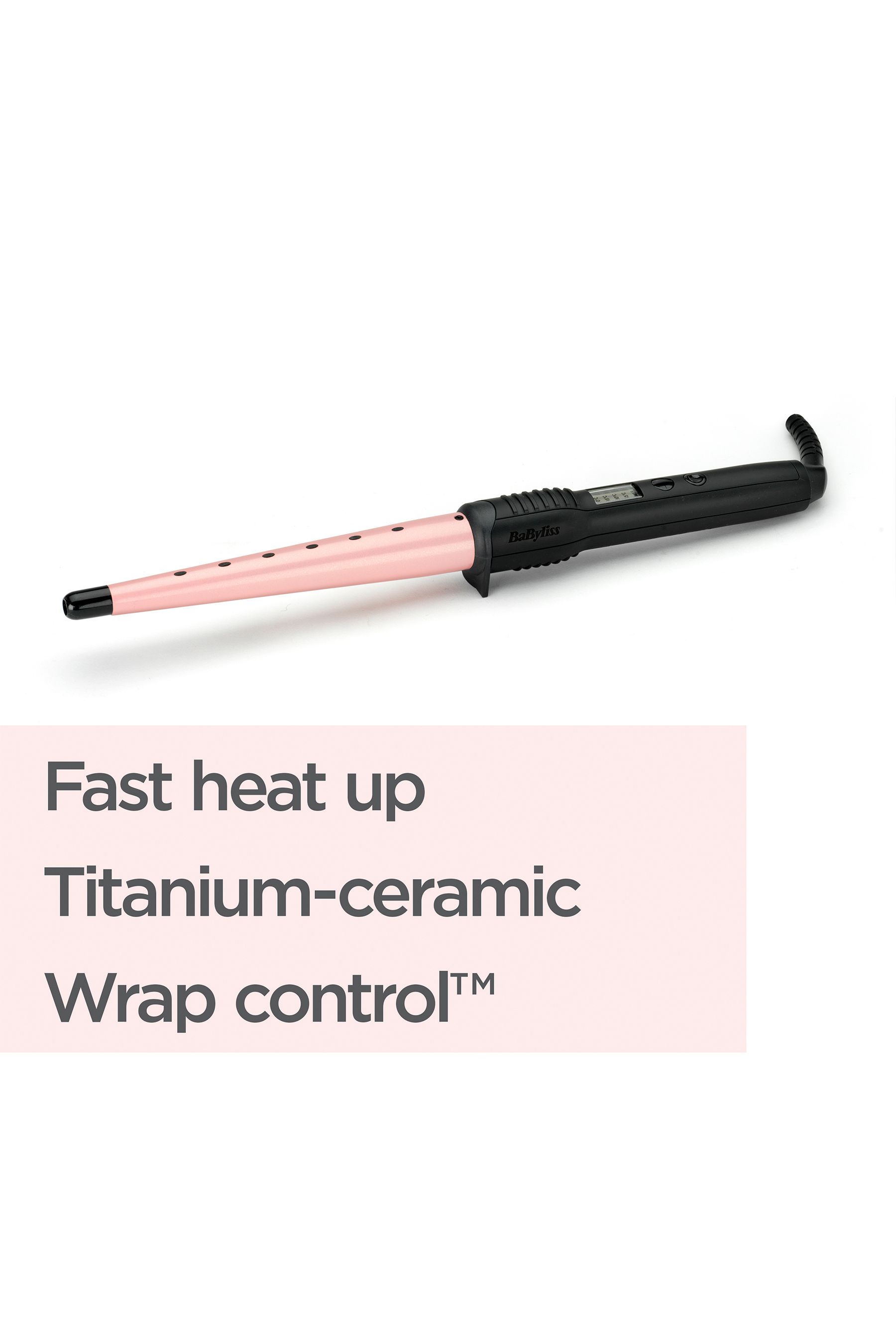 Babyliss rose blush curling wand reviews deals