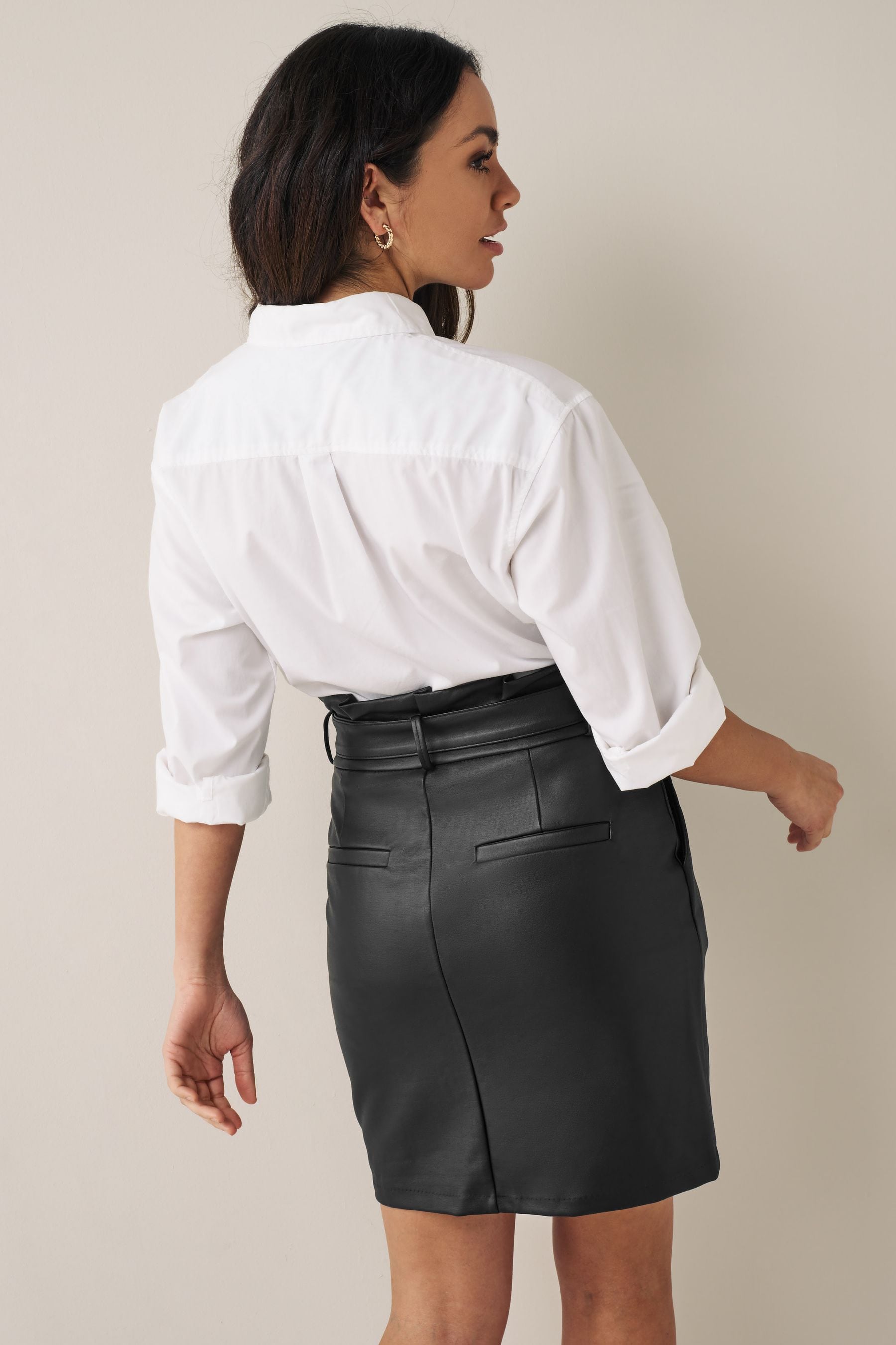 Leather skirt vero moda shop