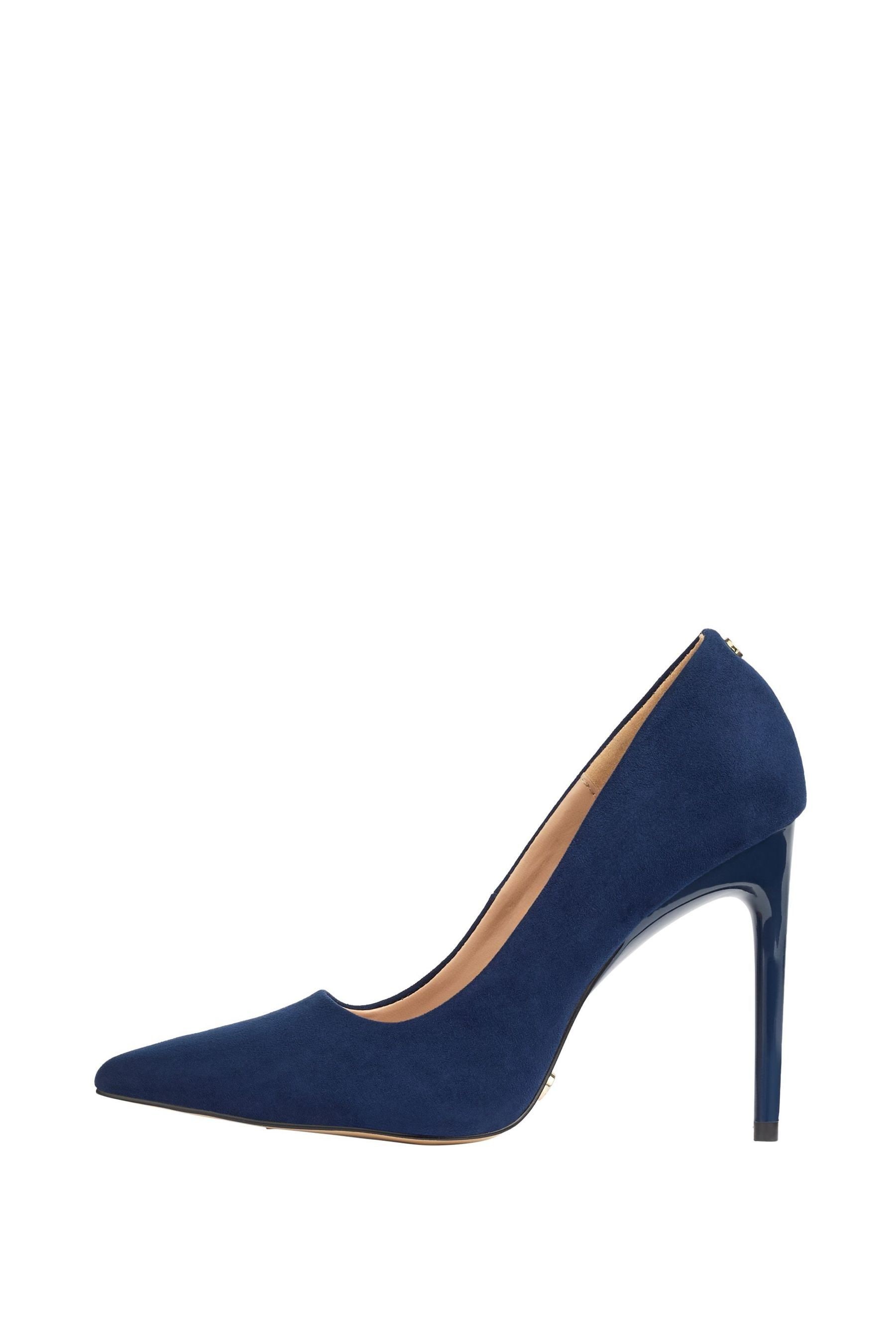 Buy Lipsy Navy Blue Wide FIt Comfort High Heel Court Shoes from the Next UK online shop