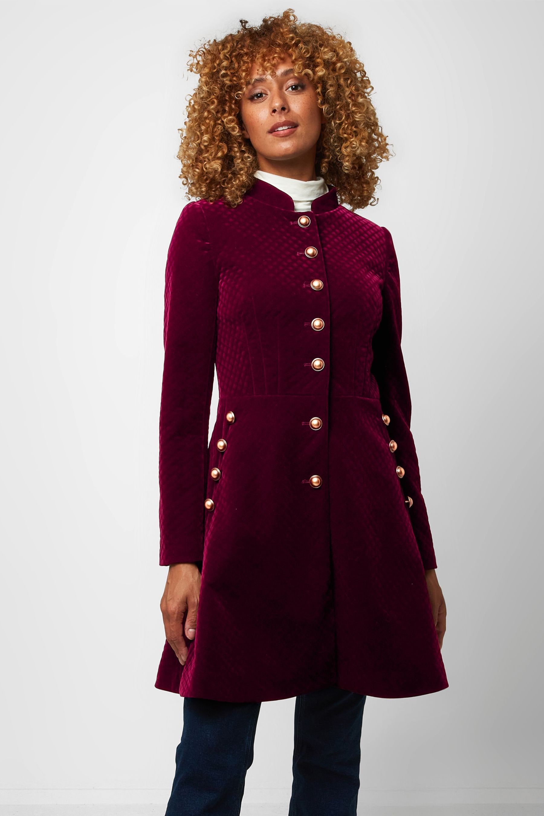 Joe browns velvet coat top