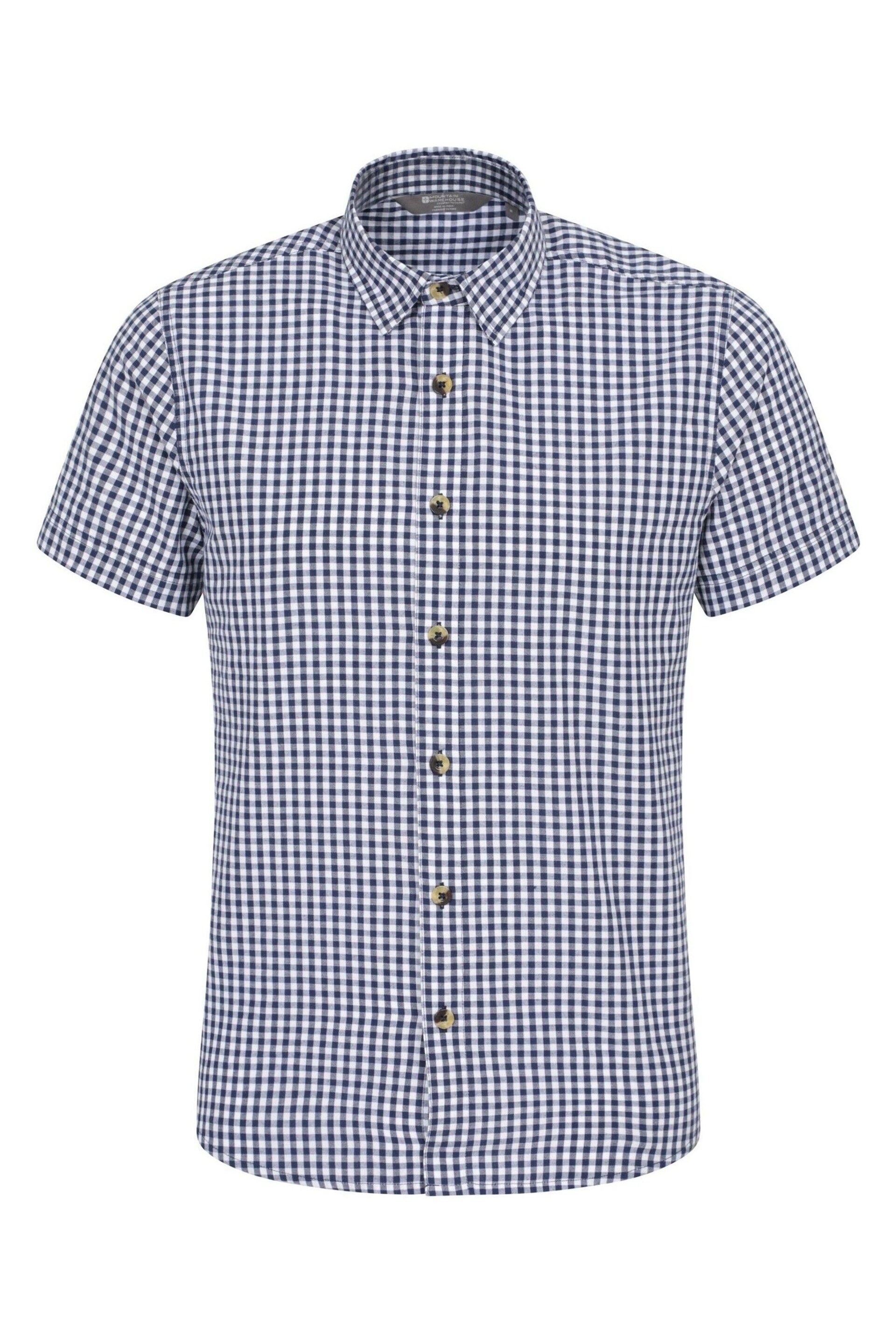 Mountain Warehouse Blue Weekender Mens Shirt - Image 3 of 5