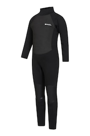 Mountain Warehouse Black Full Length 2.5mm Neoprene Wetsuit - Kids - Image 3 of 5