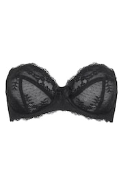 Pour Moi Black Strapless Flora Non Padded Underwired Multiway Strapless Bra - Image 4 of 5