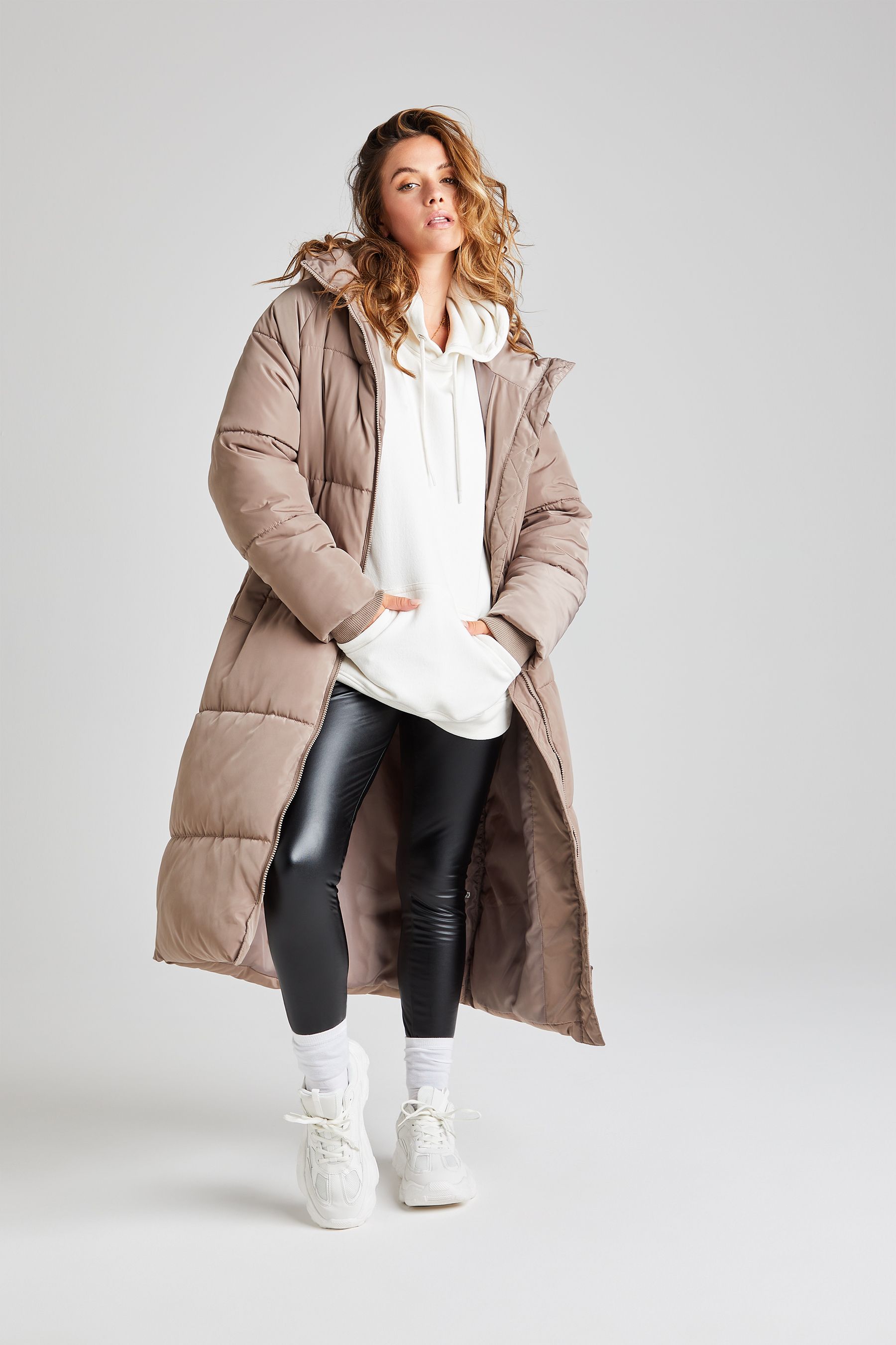 Buy Urban Bliss Mink Longline Padded Coat from Next Luxembourg