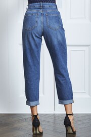 Sosandar Blue Denim Girlfriend Jeans - Image 4 of 6