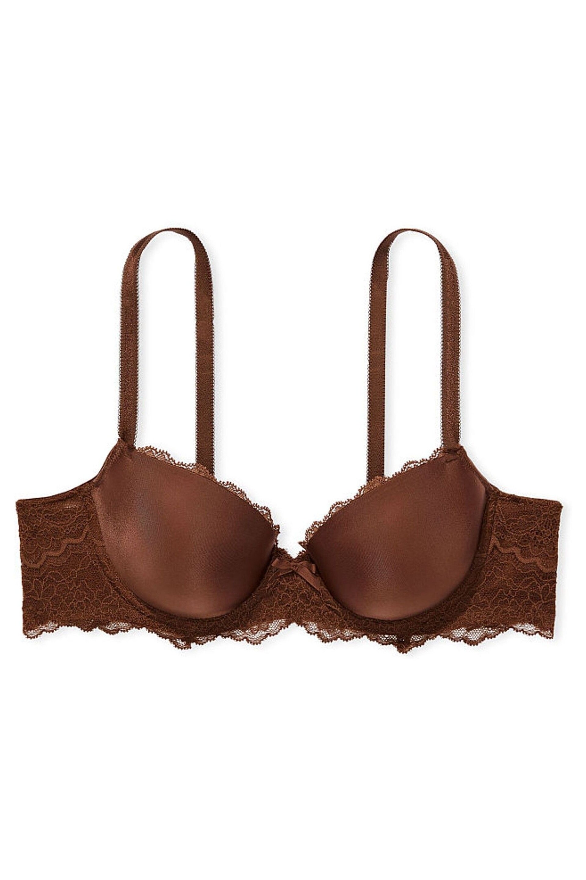 Victoria's Secret Dark Roast Brown Smooth Lightly Lined Demi Bra - Image 1 of 2