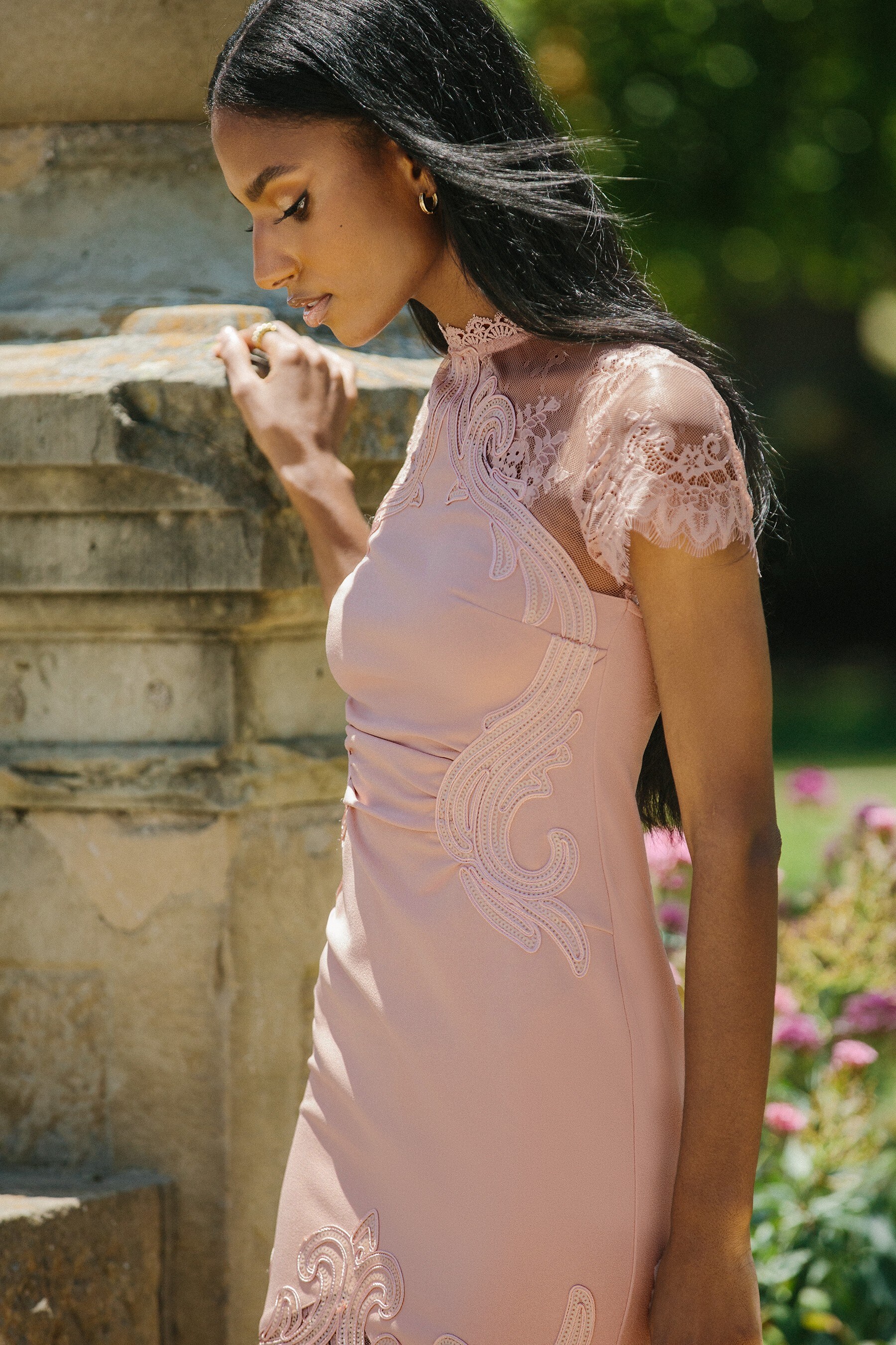 Lipsy nude dress deals
