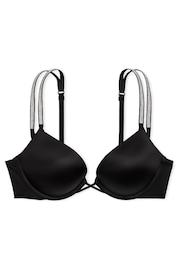 Victoria's Secret Black Add 2 Cups Push Up Double Shine Strap Add 2 Cups Push Up Bombshell Bra - Image 4 of 4