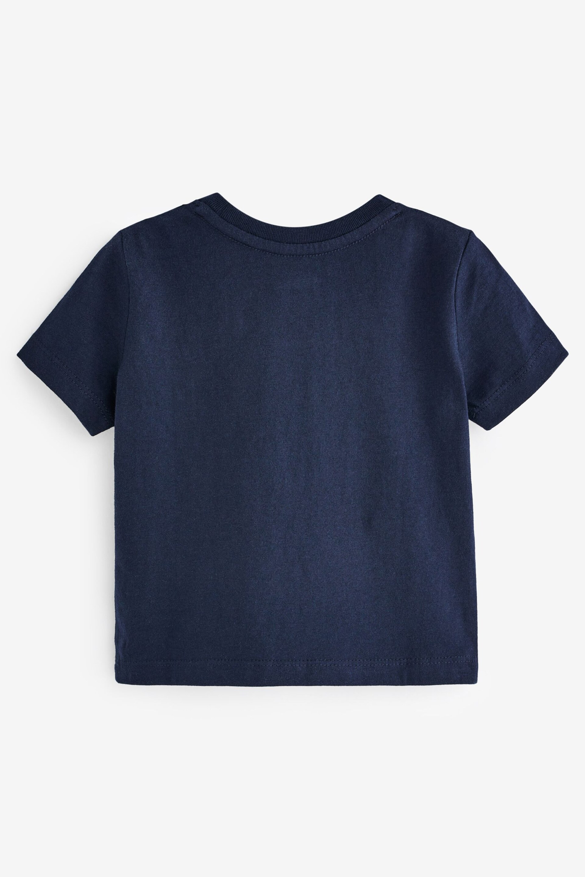 Gap Blue Pocket Short Sleeve Crew Neck T-Shirt (6mths-5yrs) - Image 2 of 2