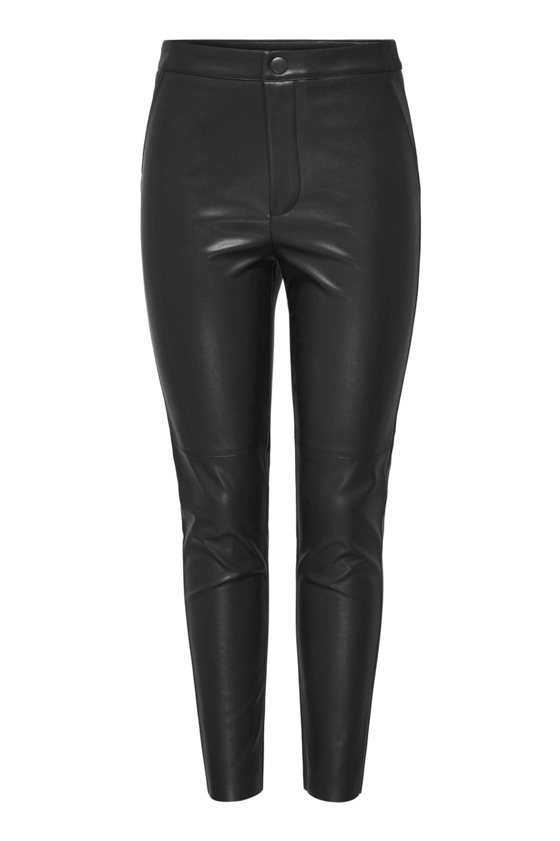 Real leather skinny trousers store
