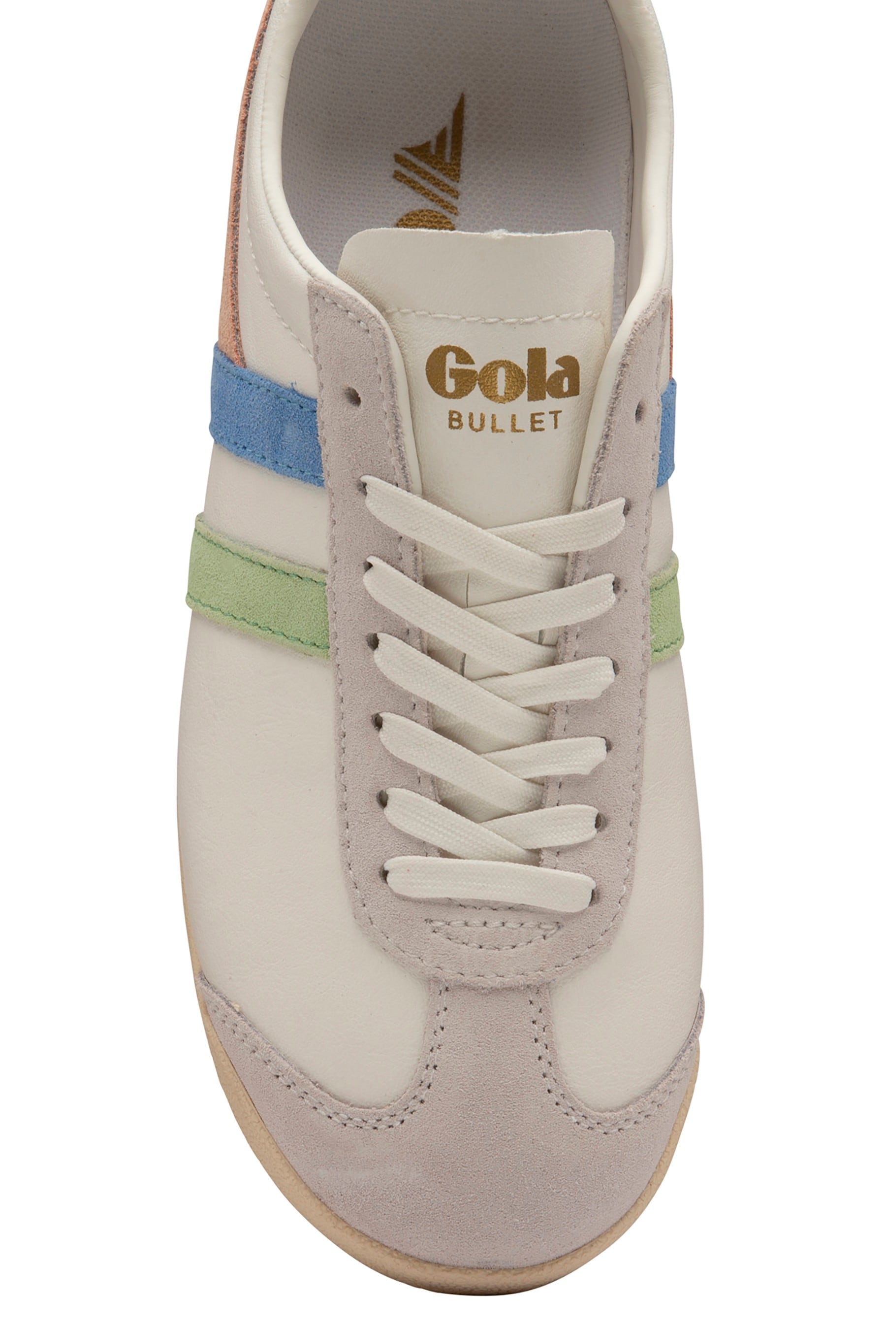 Buy Gola White Bullet Trident LaceUp Trainers from Next Luxembourg