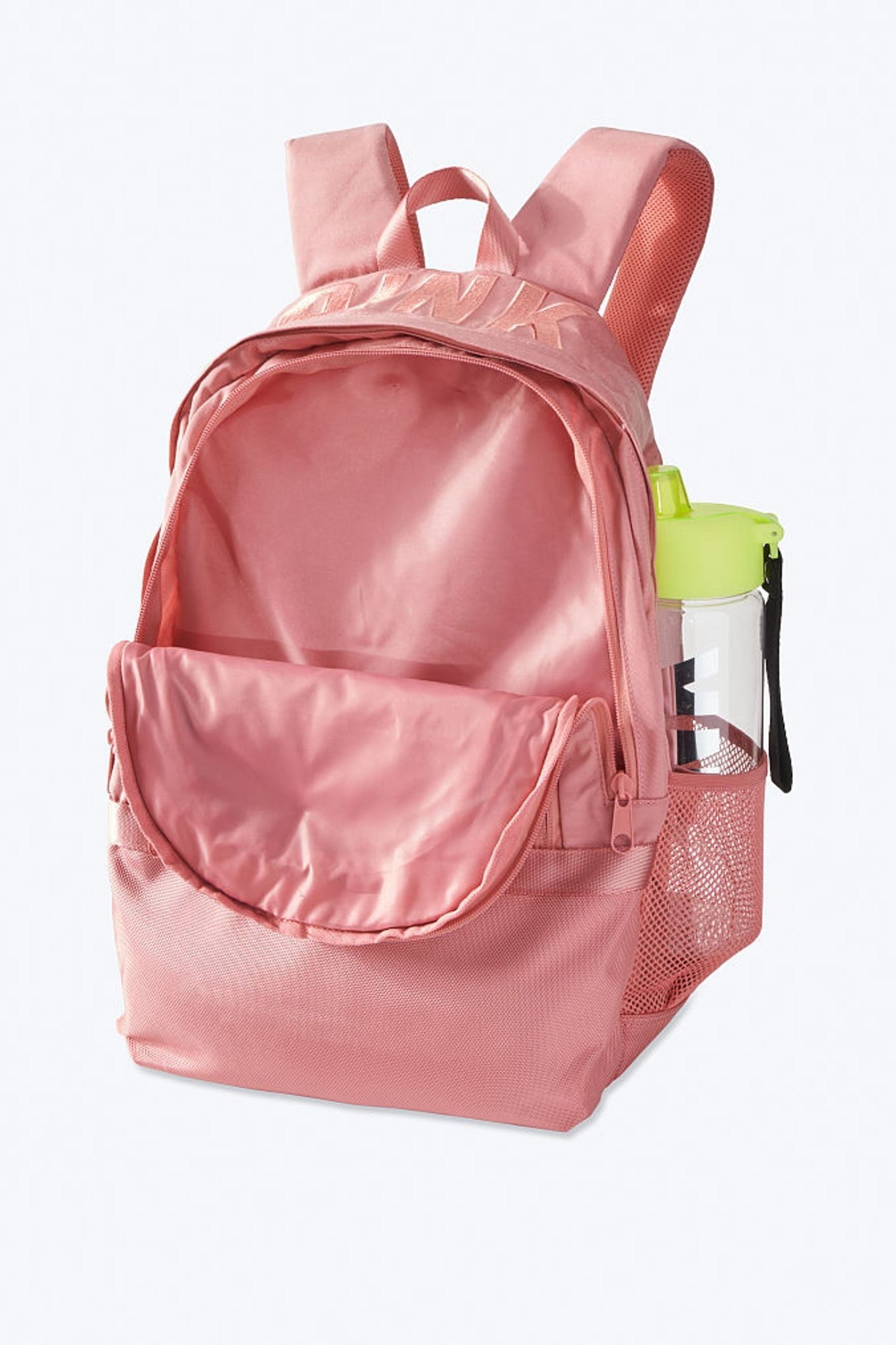 Pink collegiate backpack red discount