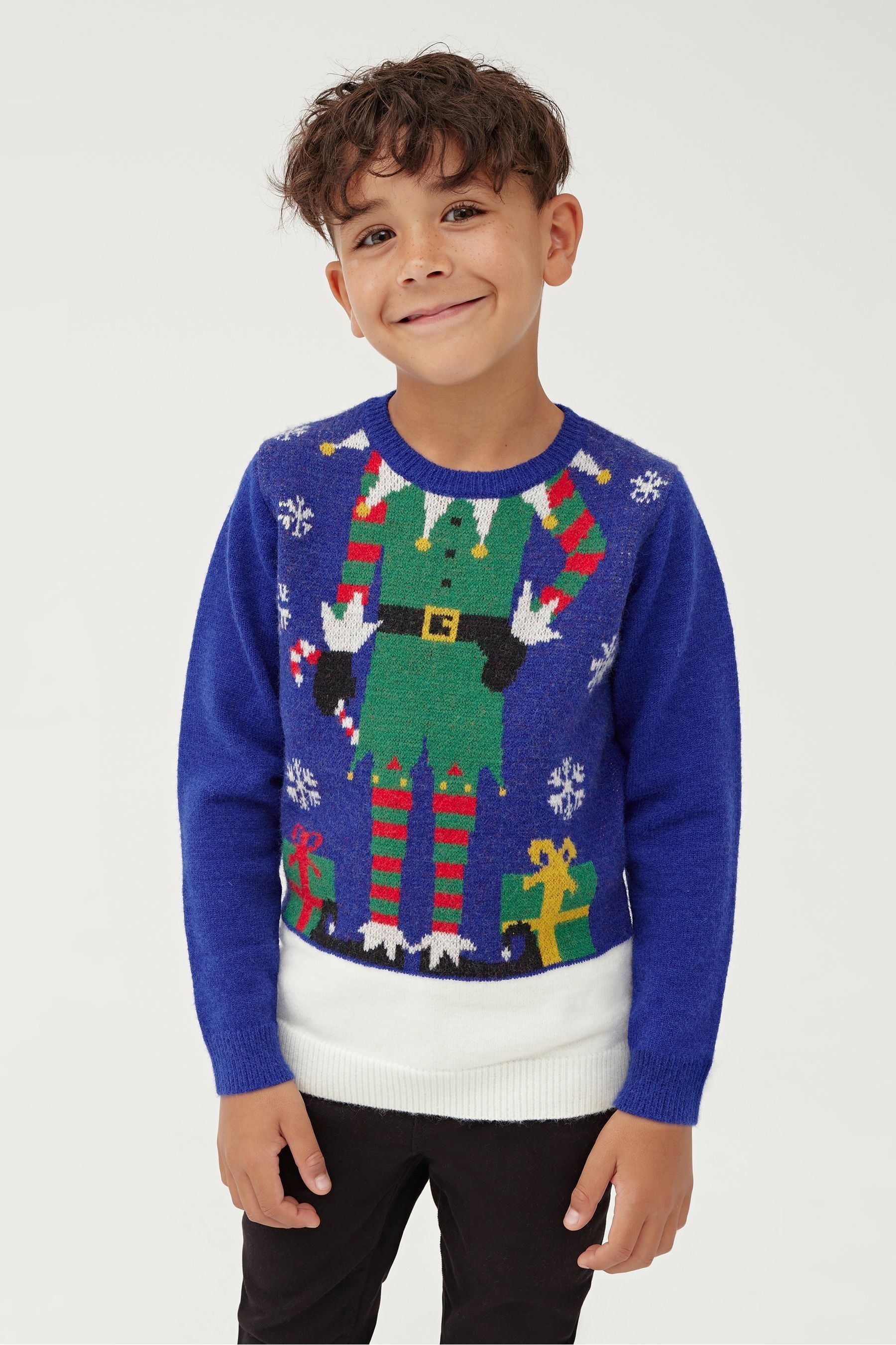 Elf jumper boys on sale