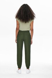 ONLY Khaki High Waist Drawstring Joggers - Image 3 of 5