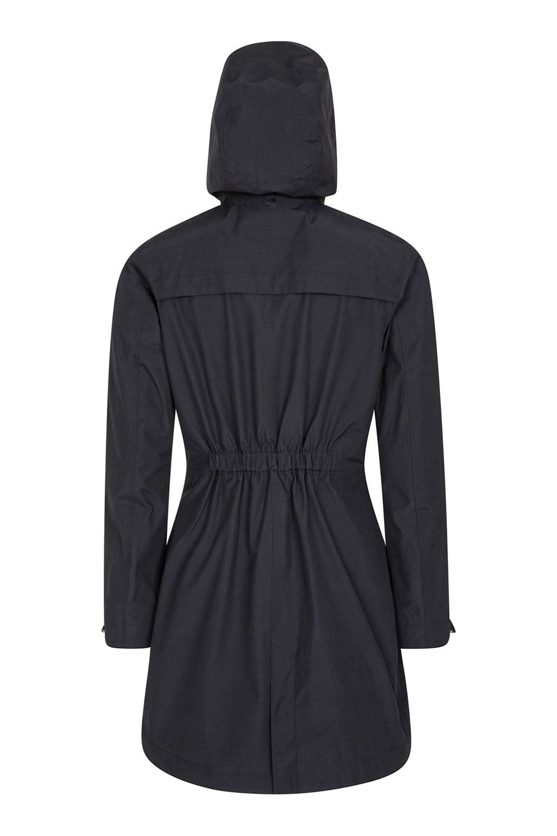 Buy Mountain Warehouse Black Cloud Burst Textured Womens Waterproof Jacket from Next Luxembourg