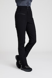 Mountain Warehouse Black Avalanche Womens High-Waisted Slim Fit Ski Pants - Image 2 of 5