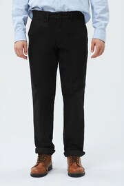 Gap Black Straight Fit Stretch Essential Chino Trousers - Image 3 of 6