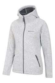 Mountain Warehouse Grey Nevis Womens Borg Lined Hoodie - Image 4 of 5