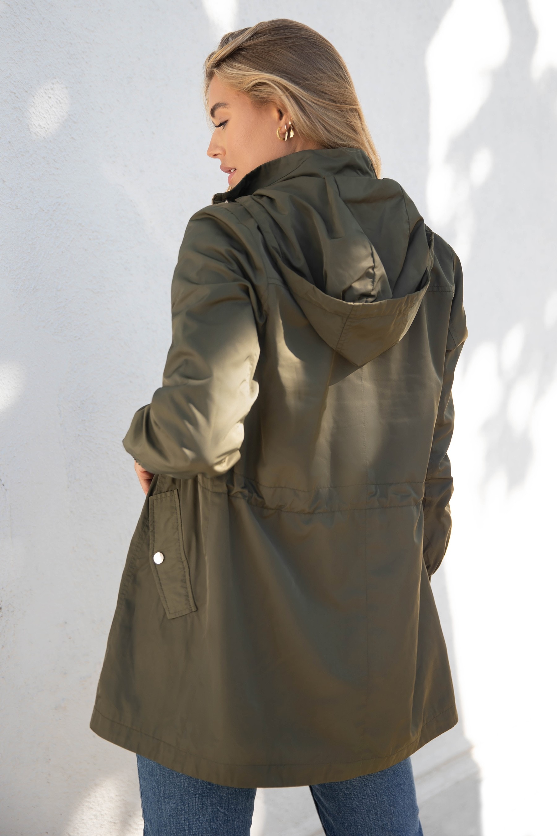 Khaki rain mac discount