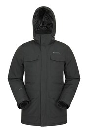 Mountain Warehouse Black Concord Waterproof Extreme Mens Down Long Jacket - Image 1 of 5