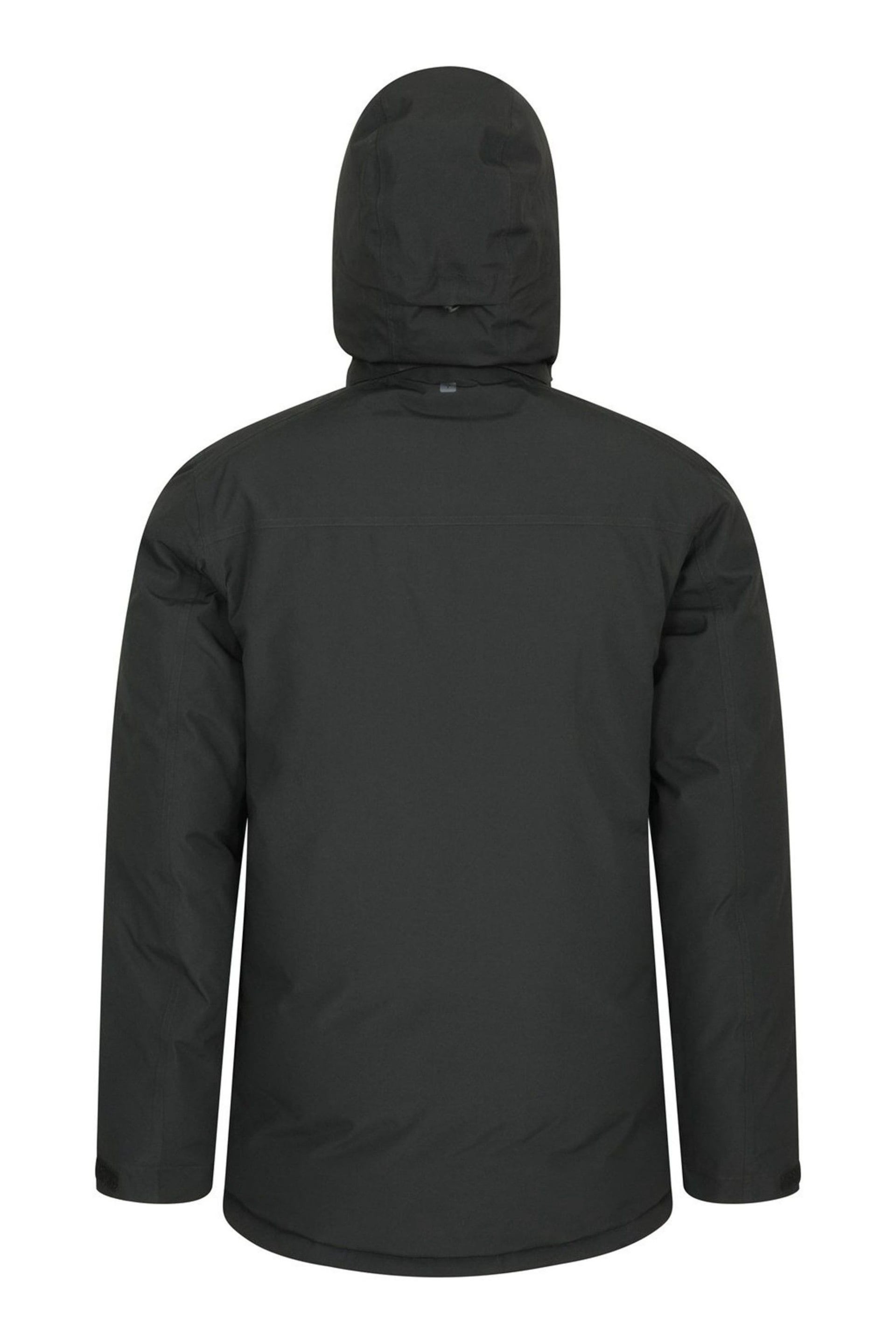 Mountain Warehouse Black Concord Waterproof Extreme Mens Down Long Jacket - Image 3 of 5
