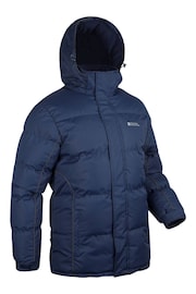 Mountain Warehouse Blue Snow Mens Padded Jacket - Image 2 of 5