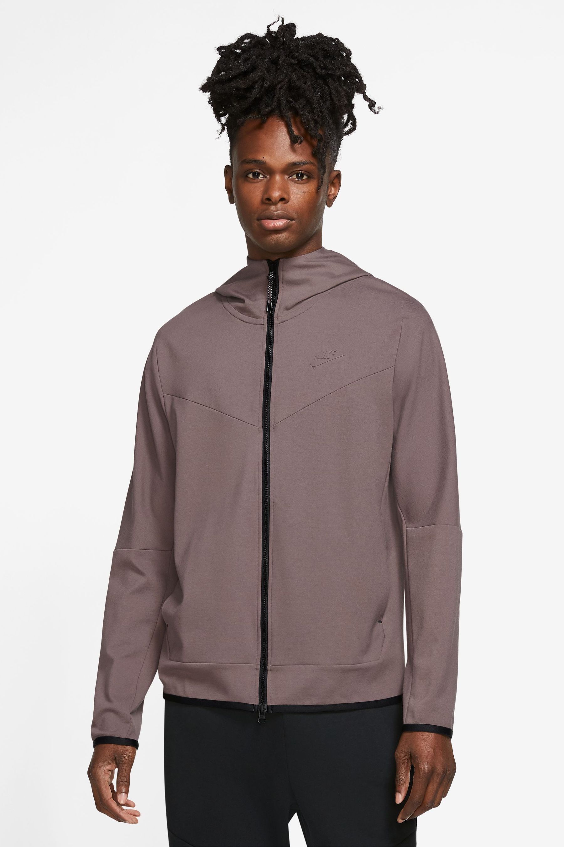 Buy Nike Brown Lightweight Tech Fleece Hoodie from Next Luxembourg