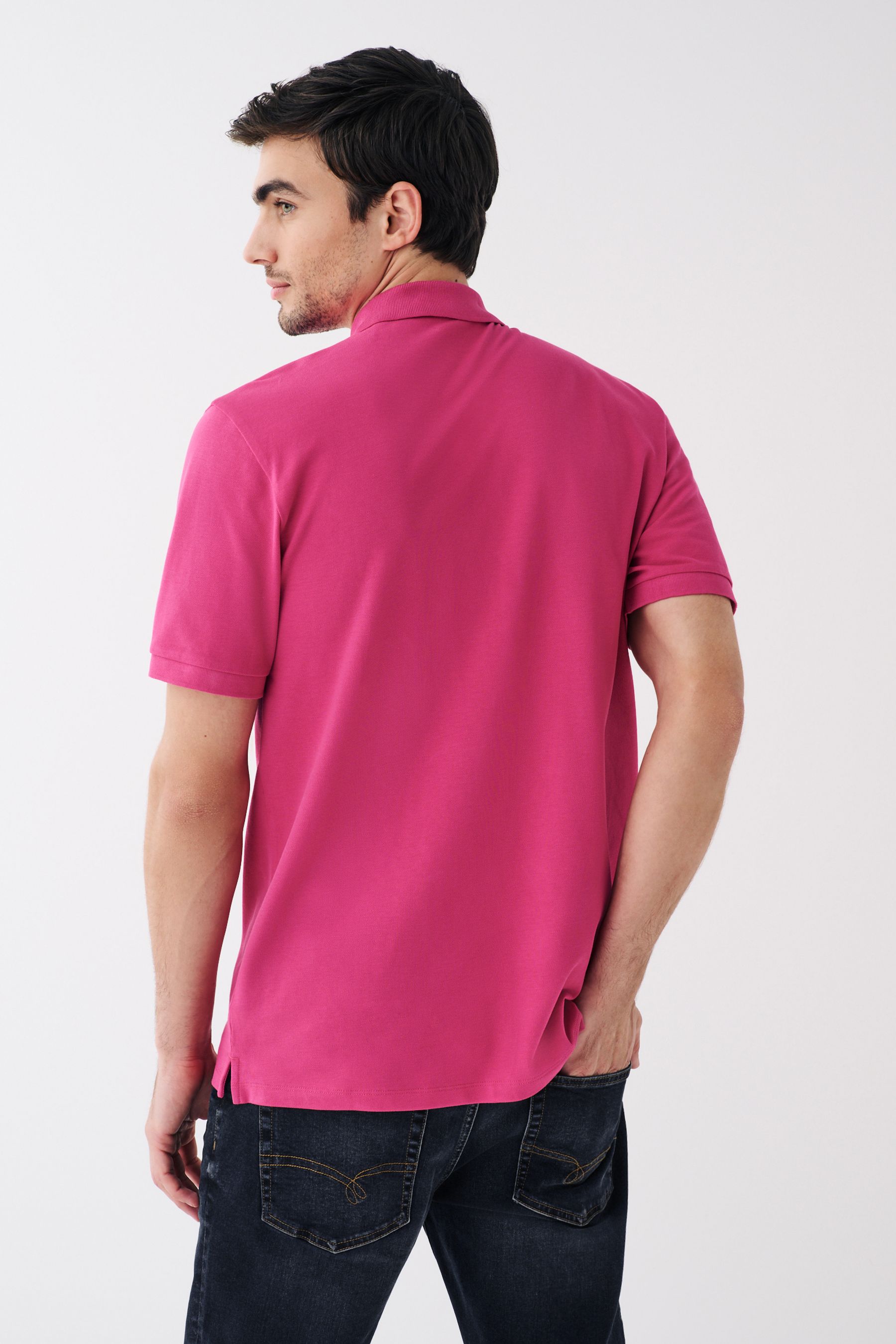 Bright pink polo clearance