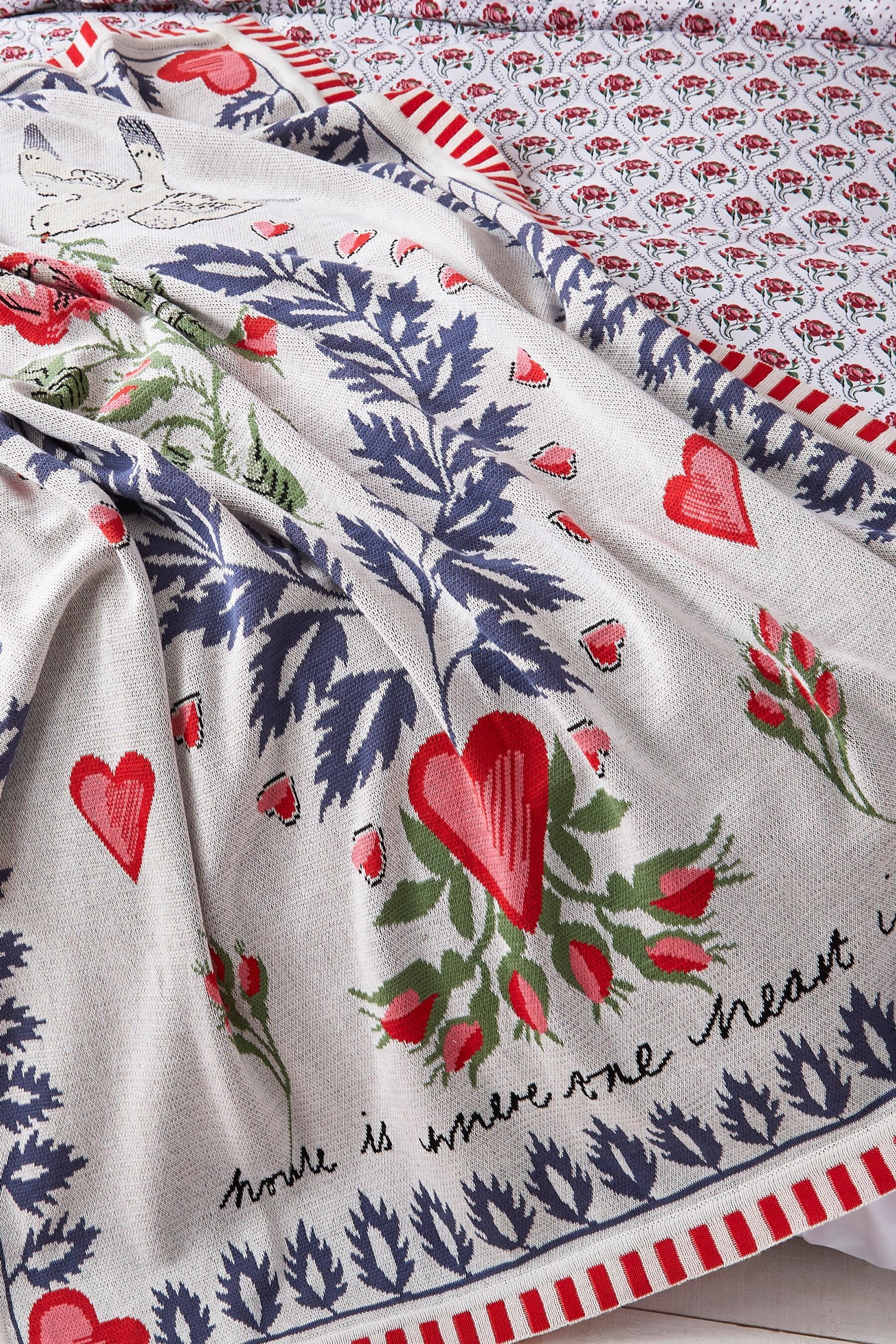 Buy Cath Kidston Multi Peace Dove Throw from the Next UK online shop