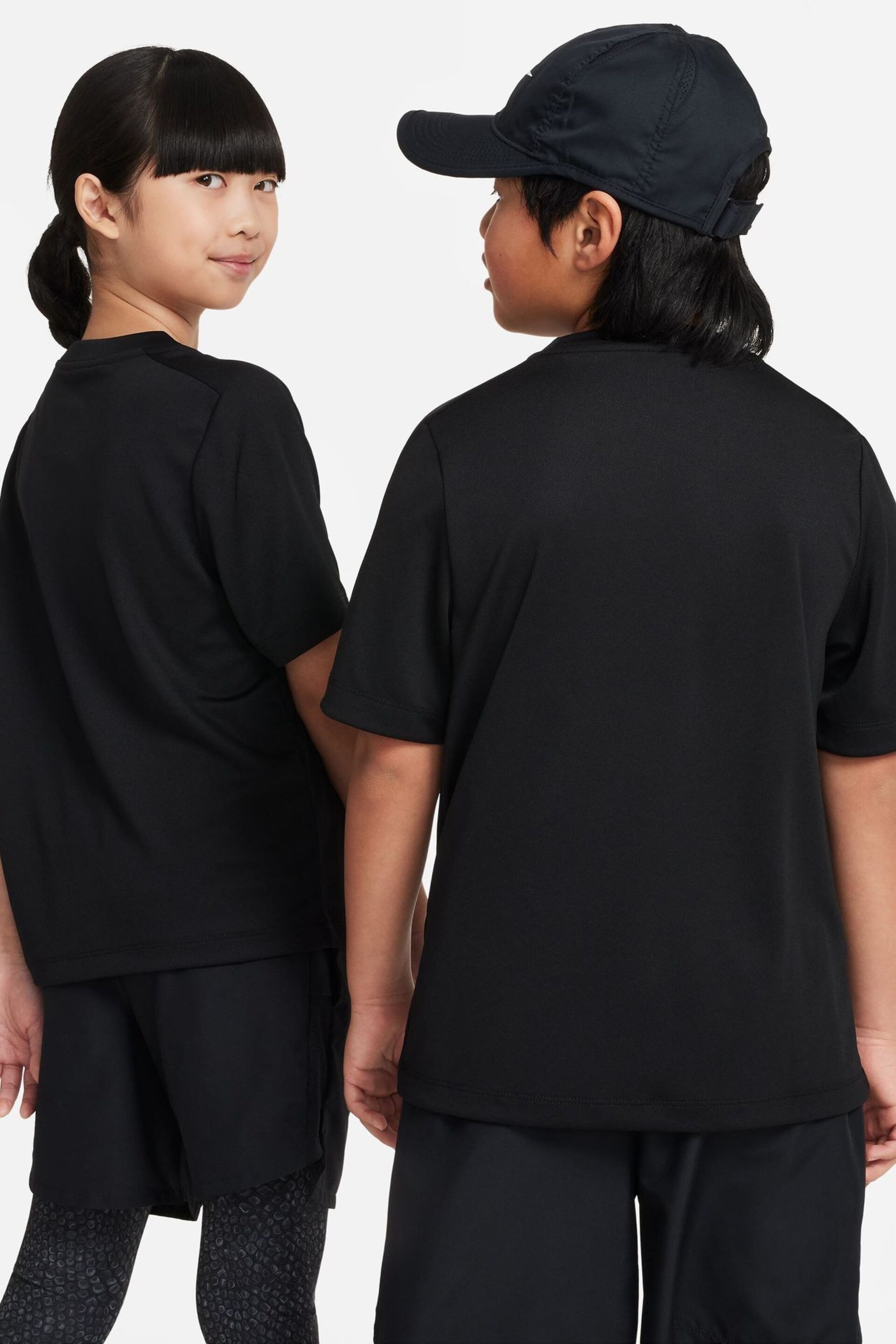 Nike Black Dri-FIT Multi + Training T-Shirt - Image 2 of 4