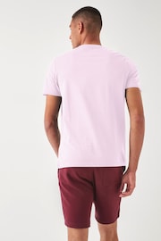 Lyle & Scott Pink Crew Neck 100% Cotton T-Shirt - Image 2 of 6