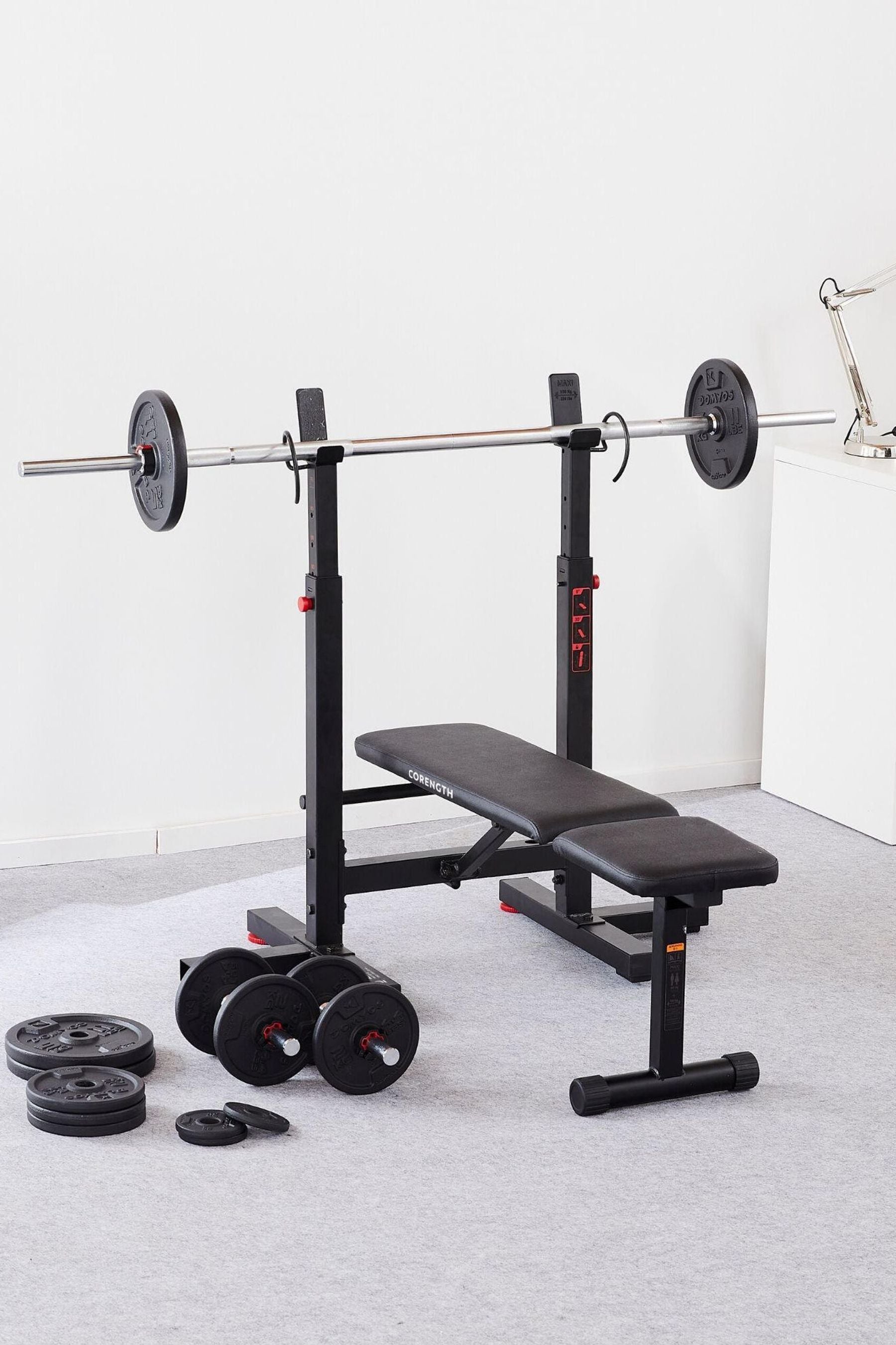 Domyos incline bench top
