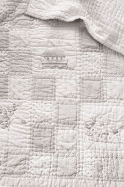 The White Company White Kids Noah's Ark Cot Bed Quilt - Image 1 of 3