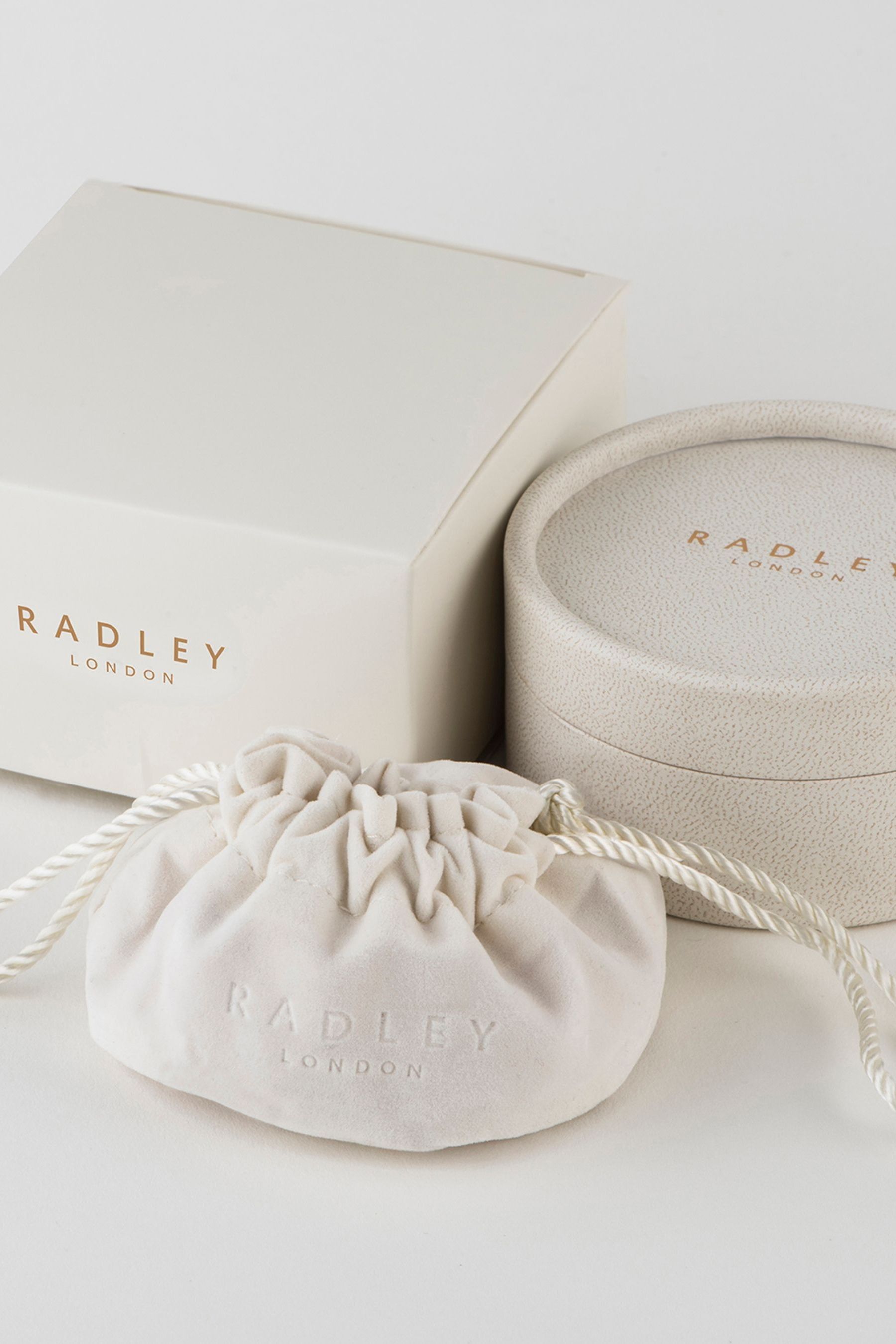 Buy Radley Ladies 18ct Rose Gold And Silver Plated Moon And Stars Earrings from the Next UK online shop
