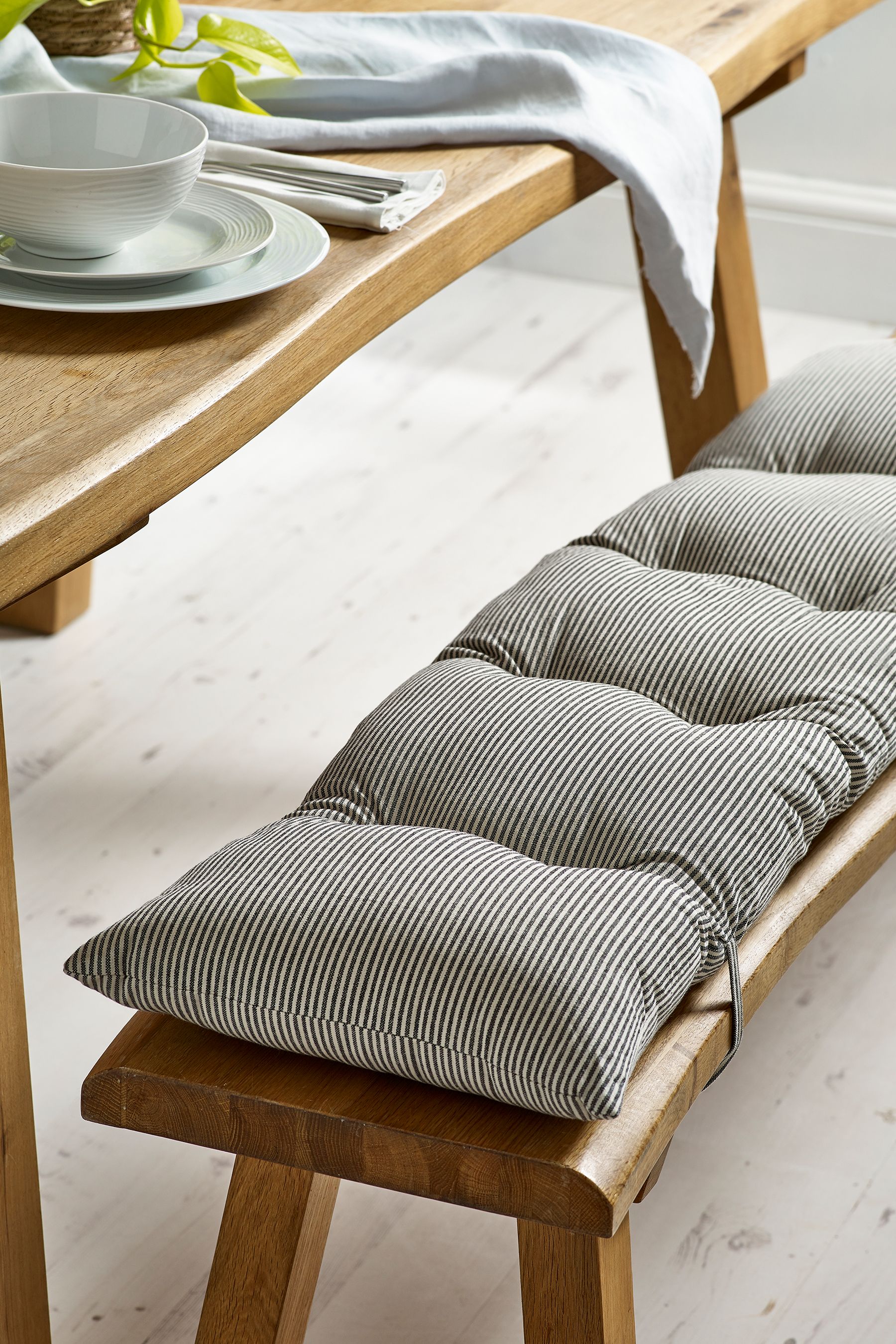 Buy Bronx Stripe Bronx Stripe Bench Cushion Dining Bench and Seat Cushions from the Next UK online shop