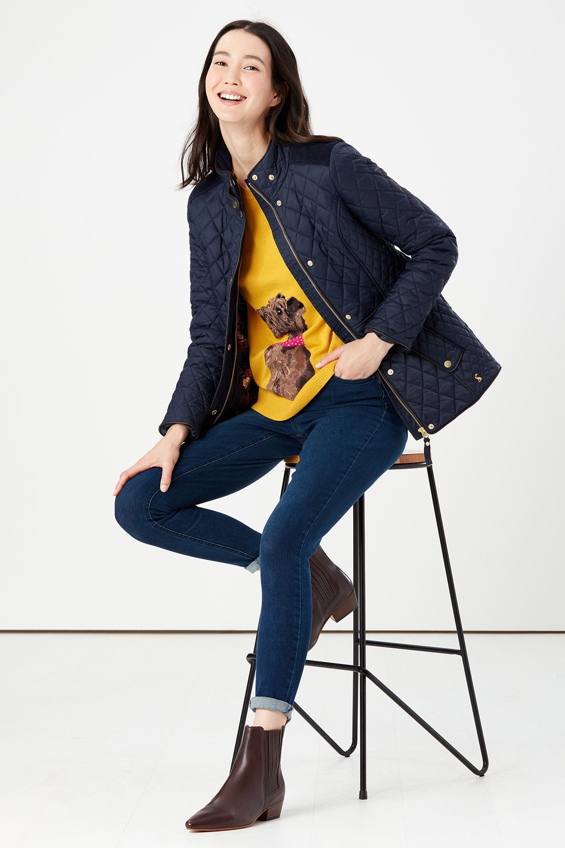 Buy Joules Newdale Quilted Jacket from Next Luxembourg