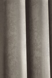 Fusion Natural Strata Dim Out Woven Pair of Eyelet Curtains - Image 3 of 4