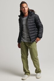 Superdry Black Classic Fuji Padded Jacket - Image 4 of 7