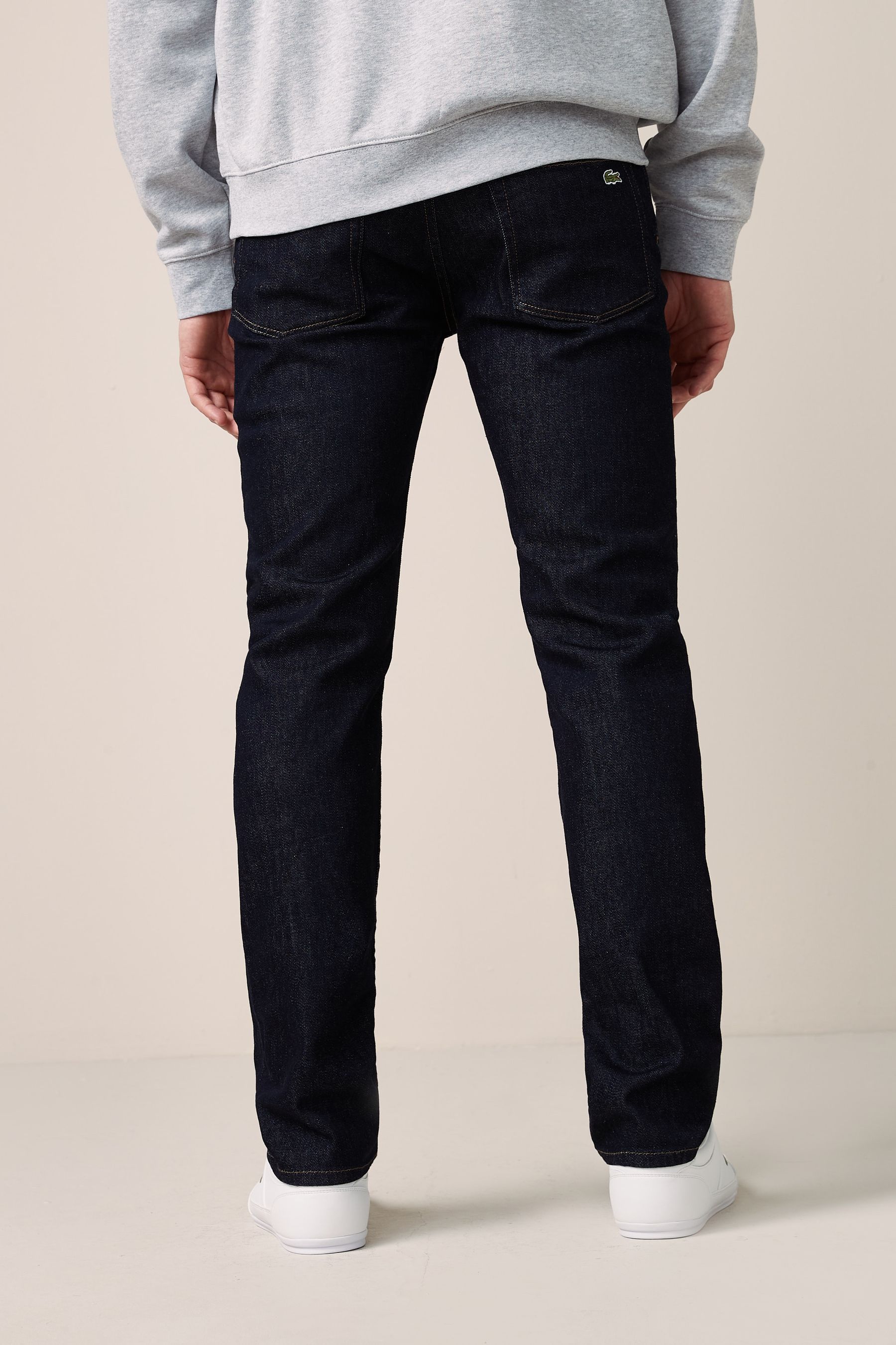 Buy Lacoste Slim Fit Dark Stretch Cotton Denim Jeans from the Next UK online shop