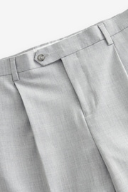 Light Grey Relaxed Fit Motionflex Stretch Suit: Trousers - Image 6 of 9