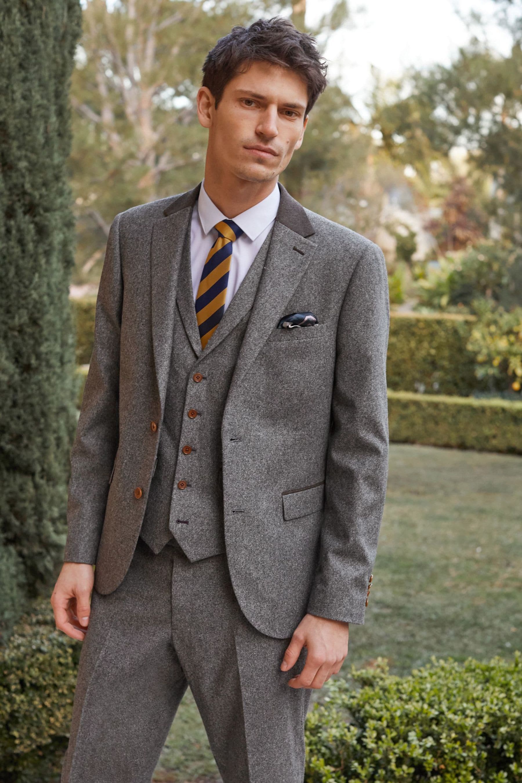 Grey slim coat store