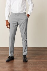 Black and White Slim Fit Morning Suit: Trousers - Image 1 of 9