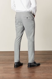 Black and White Slim Fit Morning Suit: Trousers - Image 2 of 9