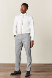 Black and White Slim Fit Morning Suit: Trousers - Image 3 of 9